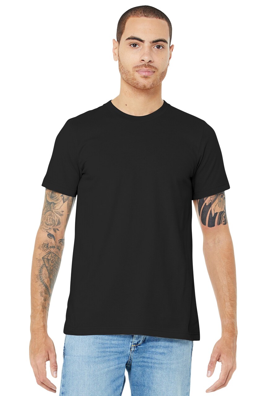 BELLA + CANVAS® Unisex Jersey Crewneck Short Sleeve Tee for Custom Printing & Everyday Wear
